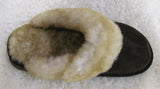 Scuff Slipper - Stoney Brown - Rubber Sole (Women's)