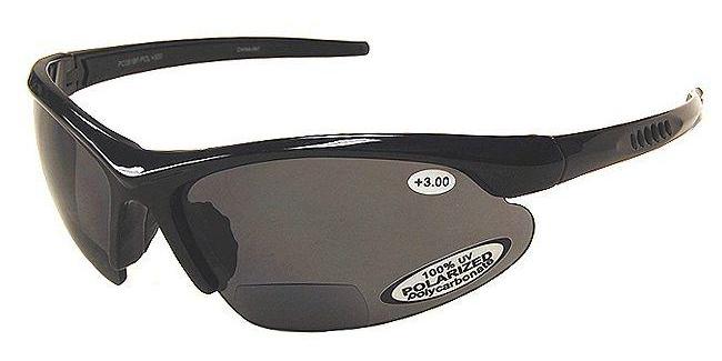 TAC Polarized Lens Mens Sports Sunglasses Half Rim Wrap Around