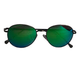 PRV30202B  Polarized Almost Round - Green Color Mirror Lens