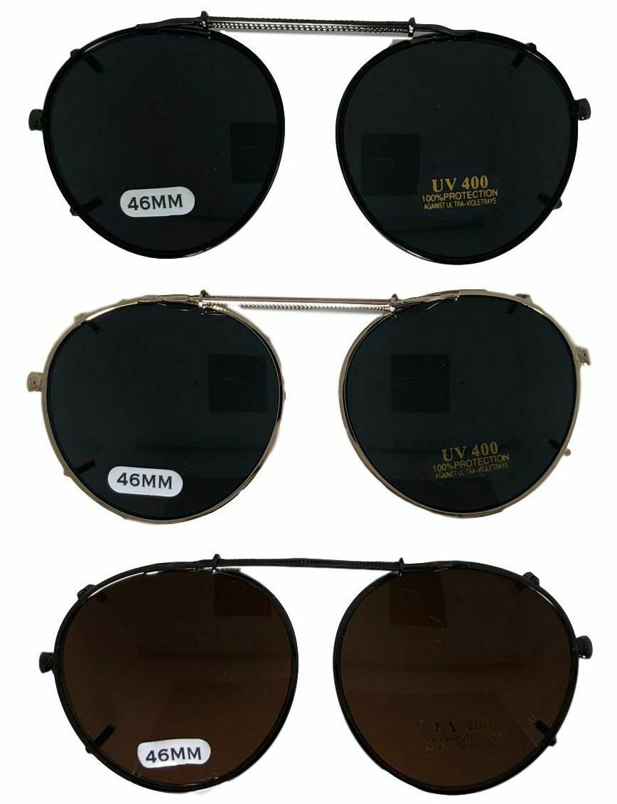 Clip on sunglasses for round glasses on sale