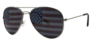 6-2139GG American Flag Aviators Sunglasses