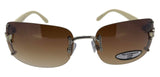 L8498 Brown Butterfly Sunglasses