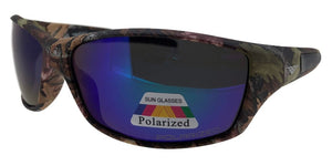 P67415QM Camo Blue Sport Polarized Sunglasses