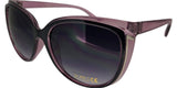 F0063B Purple 2-Tone Cat Eye Sunglasses