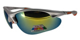 PRV7395QS Yellow/Silver Polarized Sport TAC Lens Sunglasses