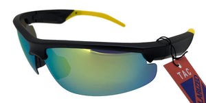 PRV681133UI Yellow Polarized TAC Multi-Layer Color Mirror Sunglasses