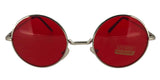F0514 Red Round Sunglasses