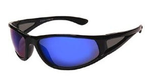 F8442B Blue Wrap Around Sunglasses
