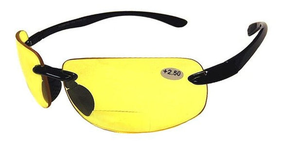 37BBF Bifocal Yellow Night Vision Glasses